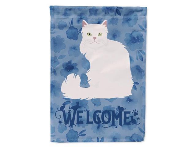 Carolines Treasures CK5012GF 11 x 001 x 15 in Asian Semi Longhaired Cat Welcome Flag Garden Size