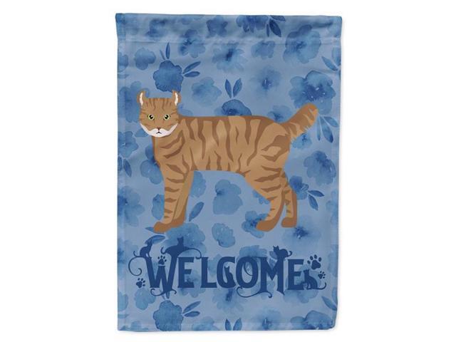 Carolines Treasures CK4898GF 11 x 001 x 15 in Highlander Lynx No3 Cat Welcome Flag Garden Size