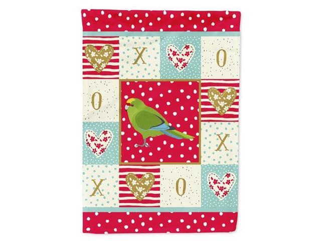Carolines Treasures CK5524GF 11 x 001 x 15 in New Zealand Parakeet Love Flag Garden Size