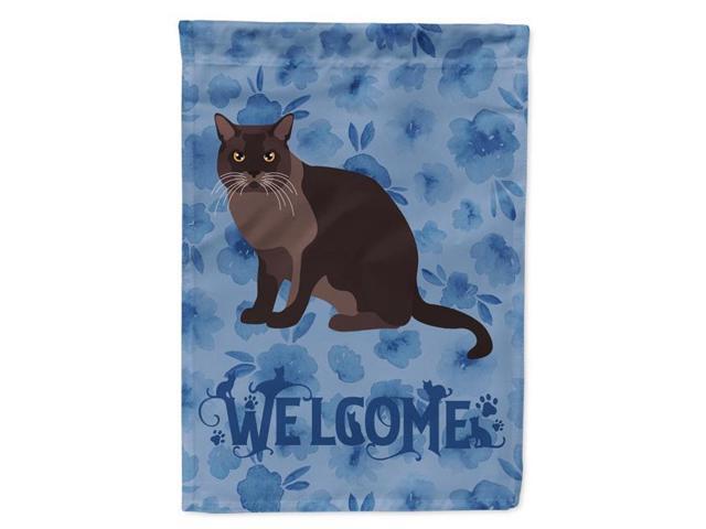 Carolines Treasures CK5033GF 11 x 001 x 15 in European Burmese Cat Welcome Flag Garden Size