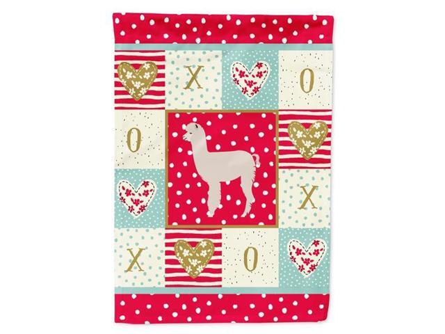 Carolines Treasures CK5346GF 11 x 001 x 15 in Alpaca Love Flag Garden Size