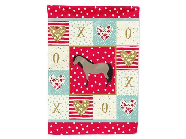 Carolines Treasures CK5337GF 11 x 001 x 15 in Welsh Pony Horse Love Flag Garden Size