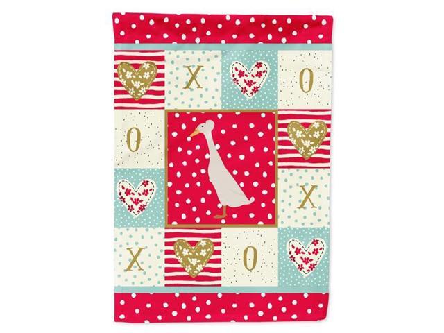 Carolines Treasures CK5286GF 11 x 001 x 15 in Bali Duck Love Flag Garden Size
