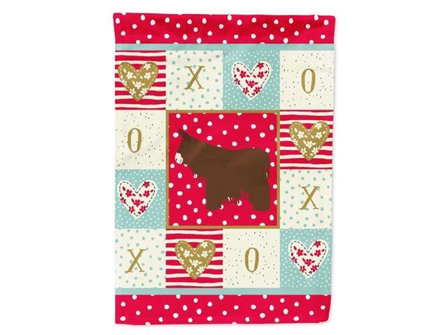 Carolines Treasures CK5279GF 11 x 001 x 15 in Poitou Poiteuin Donkey Love Flag Garden Size