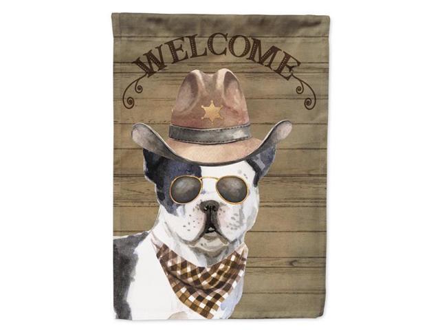 Carolines Treasures CK6289GF 11 x 001 x 15 in French Bulldog Country Dog Flag Garden Size