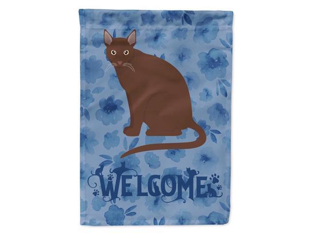 Carolines Treasures CK5052GF 11 x 001 x 15 in Raas Cat Welcome Flag Garden Size