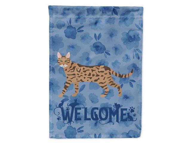 Carolines Treasures CK4975GF 11 x 001 x 15 in Serengeti Cat Welcome Flag Garden Size