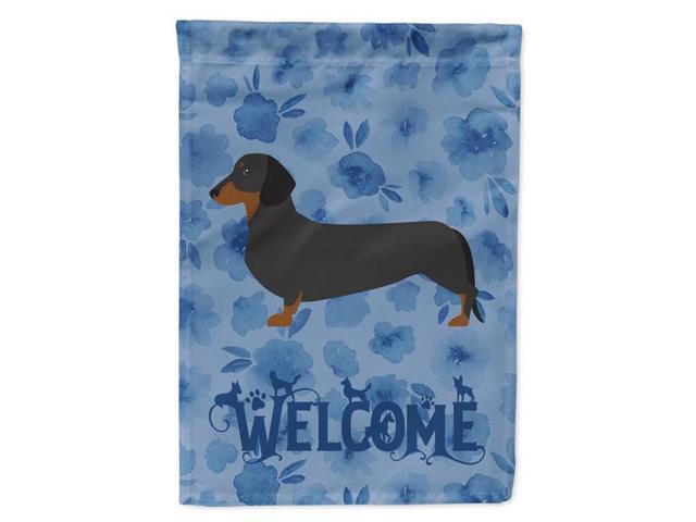 Carolines Treasures CK6109GF 11 x 001 x 15 in Dachshund Welcome Flag Garden Size