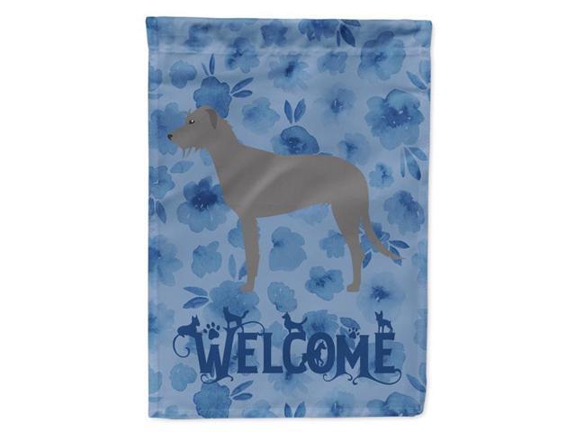 Carolines Treasures CK6130GF 11 x 001 x 15 in Irish Wolfhound Welcome Flag Garden Size