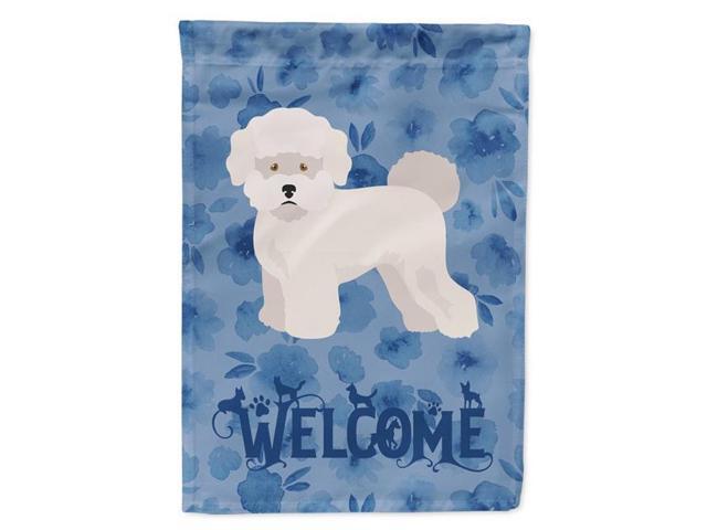 Carolines Treasures CK5970GF 11 x 001 x 15 in Bichon Fris No2 Welcome Flag Garden Size