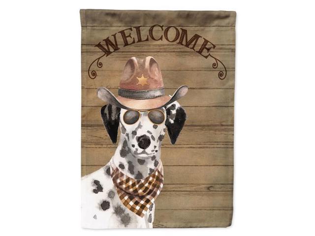 Carolines Treasures CK6313GF 11 x 001 x 15 in Dalmatian Country Dog Flag Garden Size