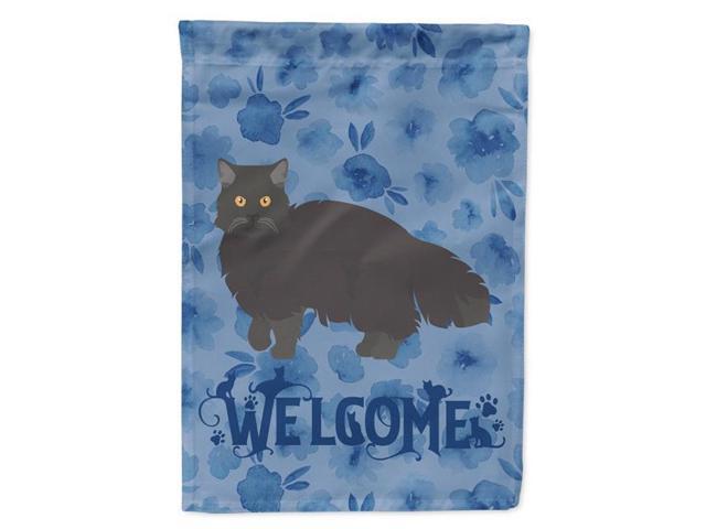 Carolines Treasures CK4946GF 11 x 001 x 15 in Black Persian Traditional Cat Welcome Flag Garden Size