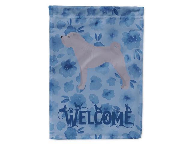 Carolines Treasures CK6049GF 11 x 001 x 15 in Shar Pei No1 Welcome Flag Garden Size