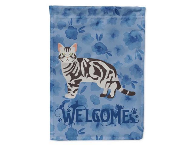 Carolines Treasures CK4820GF 11 x 001 x 15 in American Shorthair No1 Cat Welcome Flag Garden Size