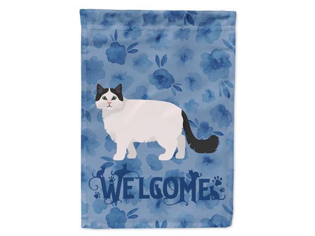 Carolines Treasures CK4956GF 11 x 001 x 15 in Ragamuffin No1 Cat Welcome Flag Garden Size