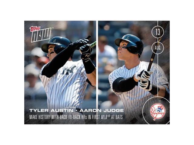MLB Topps NOW Card 351NY Yankees Tyler Austin/Aaron Judge Trading Card