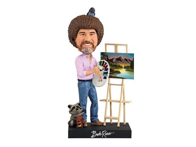 Bob Ross 8' Polyresin Bobblehead