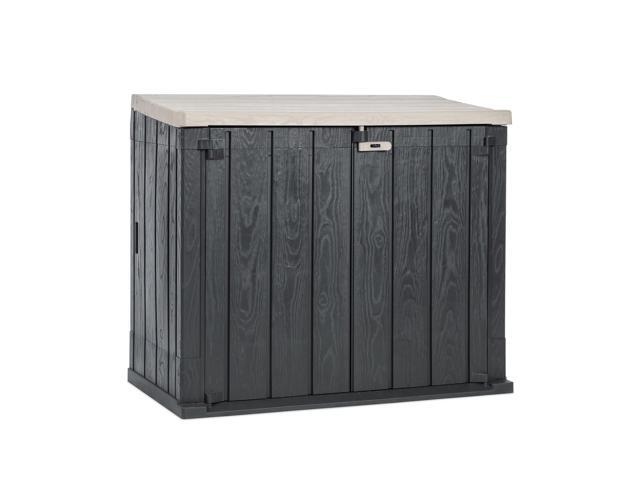Toomax Stora Way All-Weather Outdoor Horizontal Storage Shed Cabinet 30 cu ft