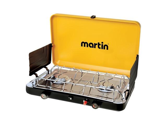 Martin MCS250 Outdoor Portable Propane Gas 2 Burner Camping Grill Stove Yellow