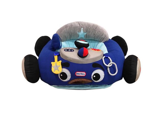 Little Tikes Cozy Coupe Plush Car Baby Toddler Lounger Seat Patrol Police Car