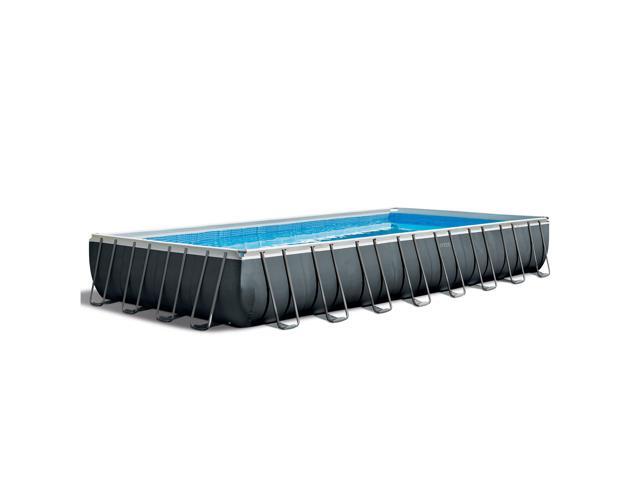 Intex 32' x 16' x 52' Pool Set with Floating Lounge (2 Pack) and Cooler Float