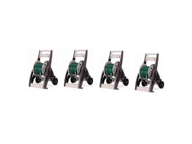 Suncast 175' Hosemobile Resin Garden Hose Reel Cart with Leader Hose (4 Pack)