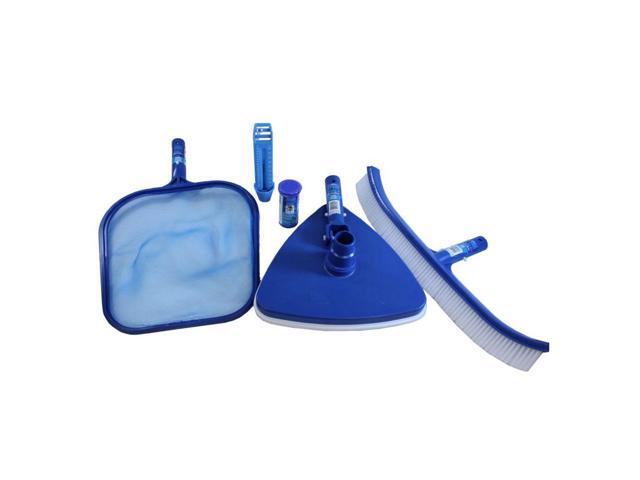 Swimline HydroTools Premium Above & Inground Pool Maintenance Kit w/ Test Strips