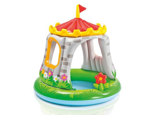 Intex 57122EP 4ft x 48in Inflatable Royal Castle Baby Pool for Kids Age 1-3