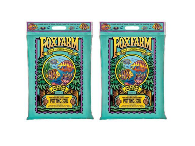 Foxfarm FX14053 Ocean Forest Organic Garden Potting Soil Mix 12 Quarts (2 Pack)