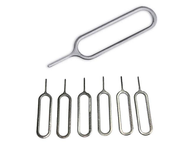 High Quality 10pcs SIM Card Tray Removal Remover Eject Pin Needle Key Tool For iPhone 7 6S 6 Plus 5 5S SE 5C 4 4S
