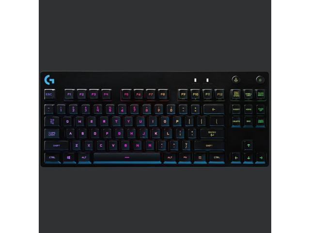 Logitech G Pro Compact RGB Mechanical Wired Gaming Keyboard with Detachable Cable(Black)