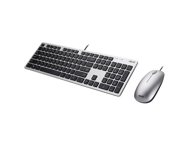 ASUS EU300C USB Wired Thin Mute Keyboard + Ergonomic 1000DPI Optical Mouse Set Mouse Cable Length: 1m