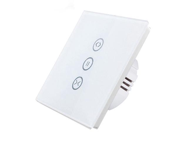 Wifi Curtain Switch US Glass Panel Wireless Press Switch Voice Control By Alexa & Google For Smart Home Electric Curtain Moto