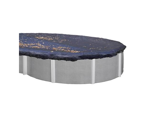 Swimline 12x24 Ft Heavy Duty Oval Above Ground Winter Swimming Pool Cover Blue