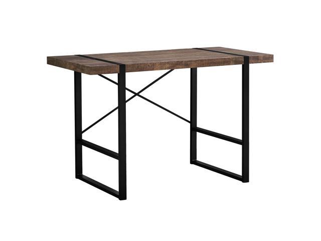 COMPUTER DESK - 48'L / BROWN RECLAIMED WOOD / BLACK METAL