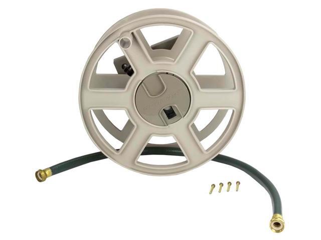 SUNCAST SWA100 Garden Hose Reel Wall Mount15 in Resin