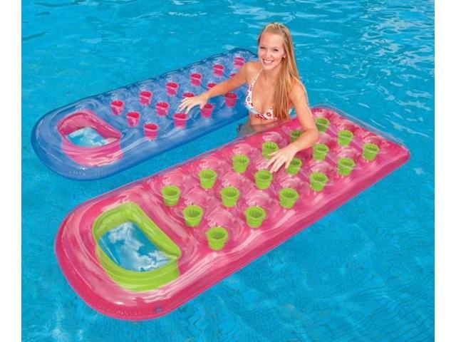 Intex 59895EP 18-Pocket Suntanner Lounge Floating Lounger (Set of 2)