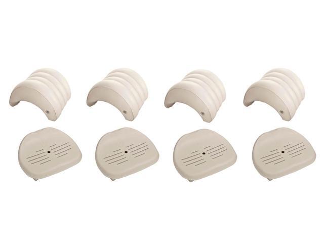 Intex Pure Spa Hot Tub Removable Headrest & Seat Accessories (4-Pack)