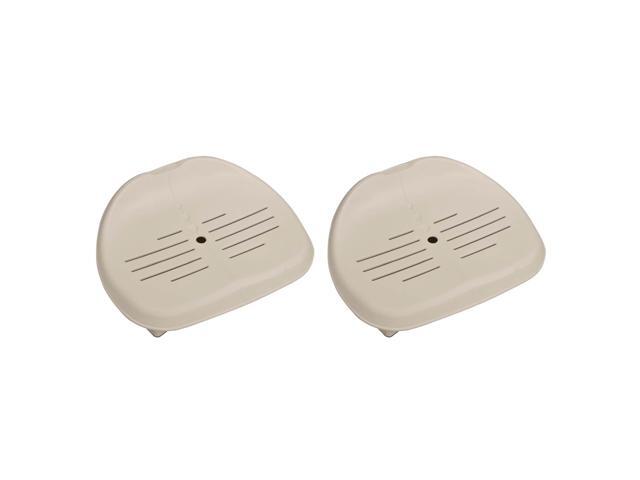 Intex PureSpa Slip Resistant Removable Seat Hot Tub Spa Accessory (2 Pack)