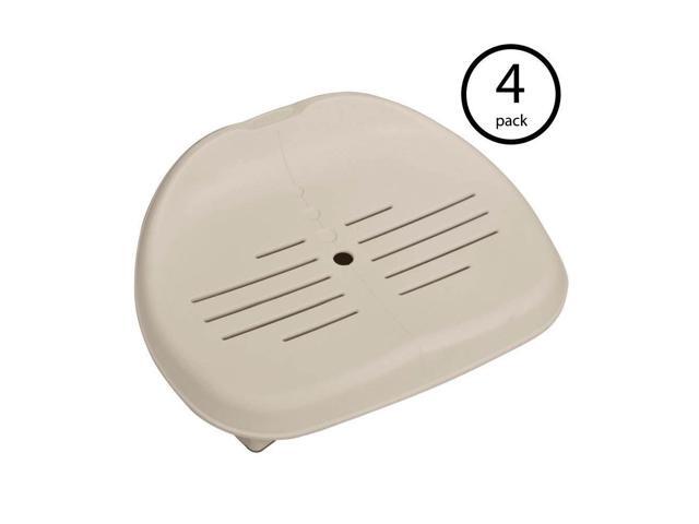 Intex Removable Slip-Resistant Seat For Inflatable Pure Spa Hot Tub (4 Pack)