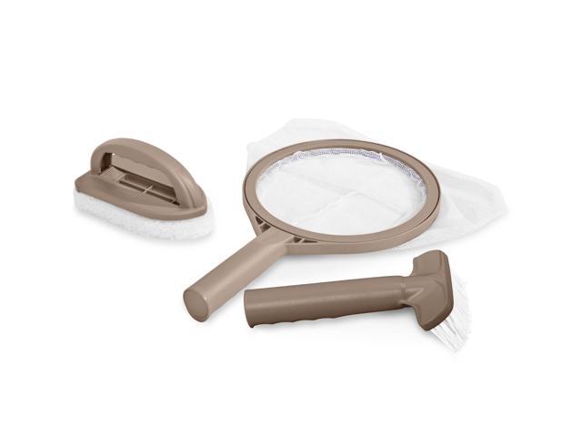 Intex PureSpa Hot Tub Maintenance Accessory Kit with Brush Skimmer & Scrubber