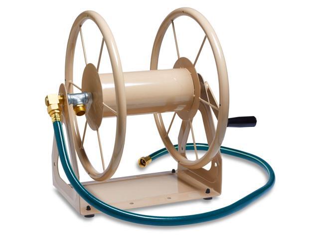 Liberty Garden Multi Purpose Steel Garden Hose Reel w/ Crank Handle (2 Pack)