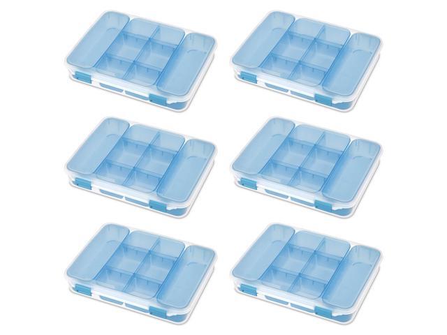 Sterilite Divided Storage Case for Crafting and Hardware (6 Pack) 14028606
