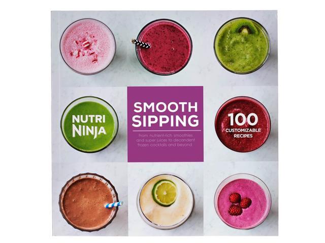 SharkNinja Smooth Sipping 100 Recipe Book for BL480 & BL490 Series IQ Blenders