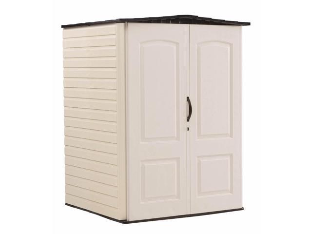 Rubbermaid Medium Vertical 106 Cu Ft Outdoor Storage Building Shed 5L20