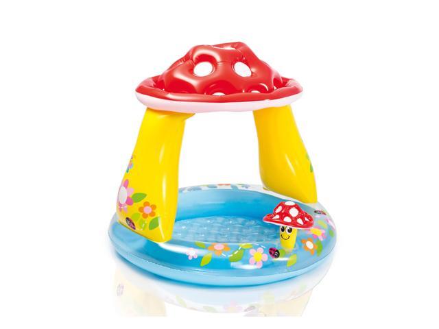 Intex Inflatable Mushroom Water Play Center Kiddie Baby Swimming Pool Ages 1-3