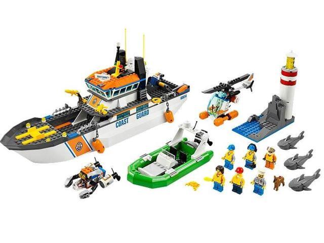 LEGO® CITY® Coast Guard Patrol with Helicopter and Minifigures 60014