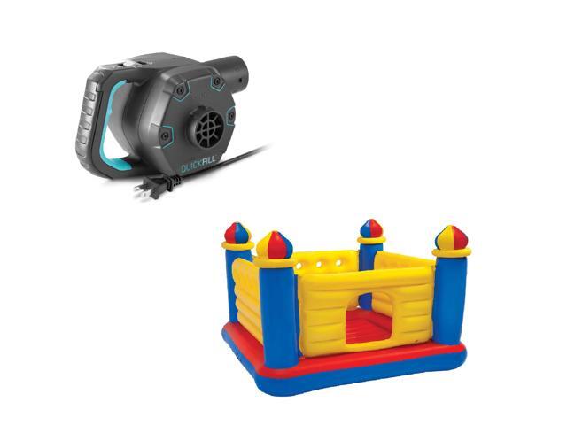Intex Quick Fill Electric Pump & Intex Inflatable Jump-O-Lene Kids Ball Pit