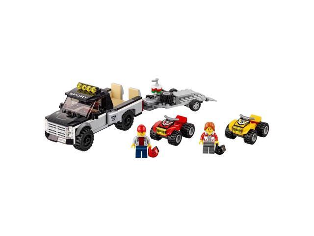 LEGO City Great Vehicles ATV Race Team Truck 4 Wheeler Building Set Kit 60148