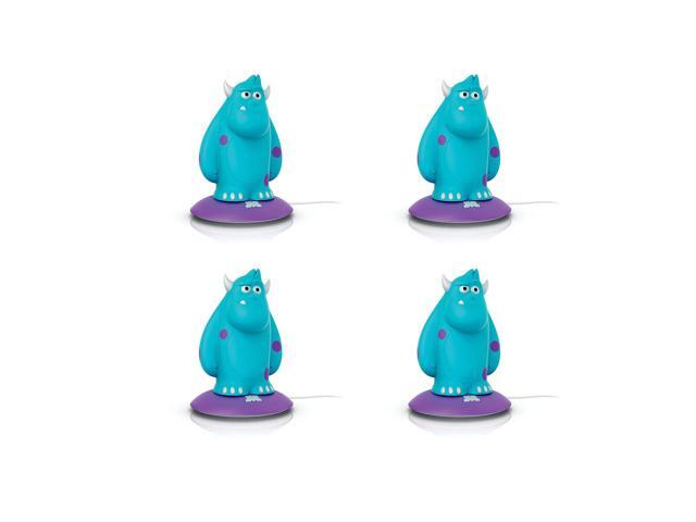 Philips Disney Monsters Inc Soft Pals Kid Portable Nightlight Friend (4 Pack)